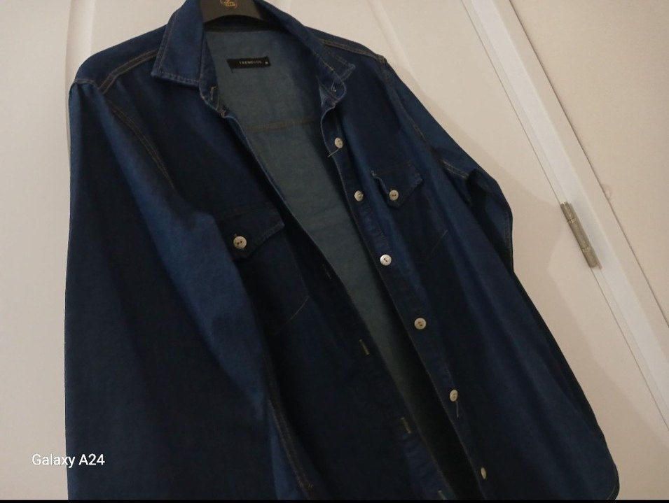 Lacivert Kadın Gömlek - Görsel 3