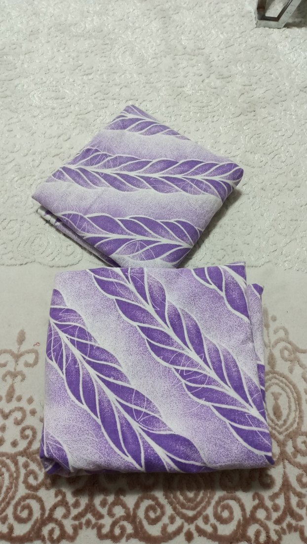 Mor Pastel Desenli çarşaf Takımı - Görsel 2