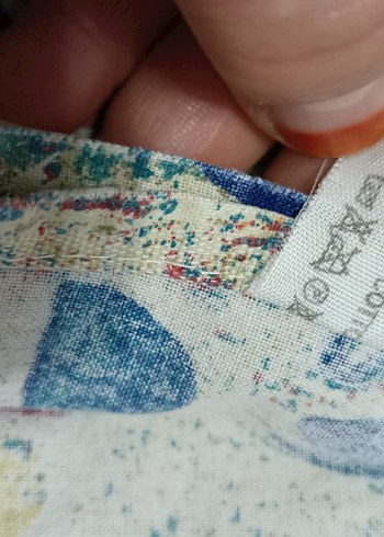 Çarşaf ve yastık Batık desen soft pastel renk. - Görsel 4