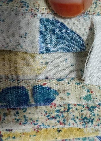 Çarşaf ve yastık Batık desen soft pastel renk. - Görsel 3