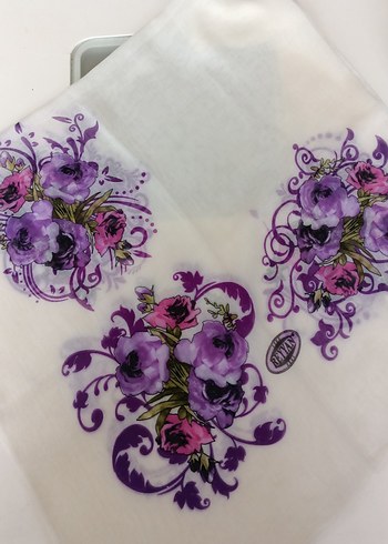 Kadın Çok Renkli İpek Dokulu Şal - Görsel 3