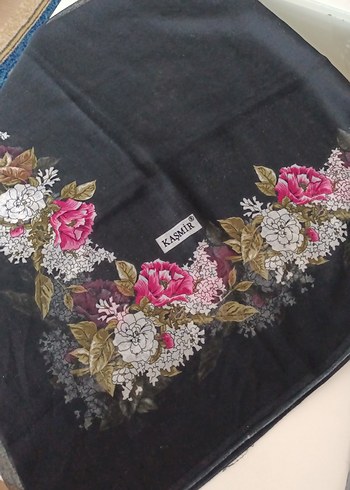 Kadın Çok Renkli İpek Dokulu Şal - Görsel 7