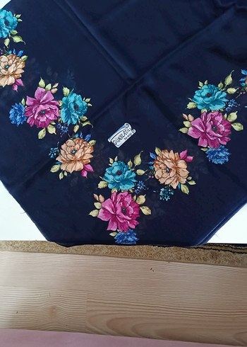 Kadın Çok Renkli İpek Dokulu Şal - Görsel 10