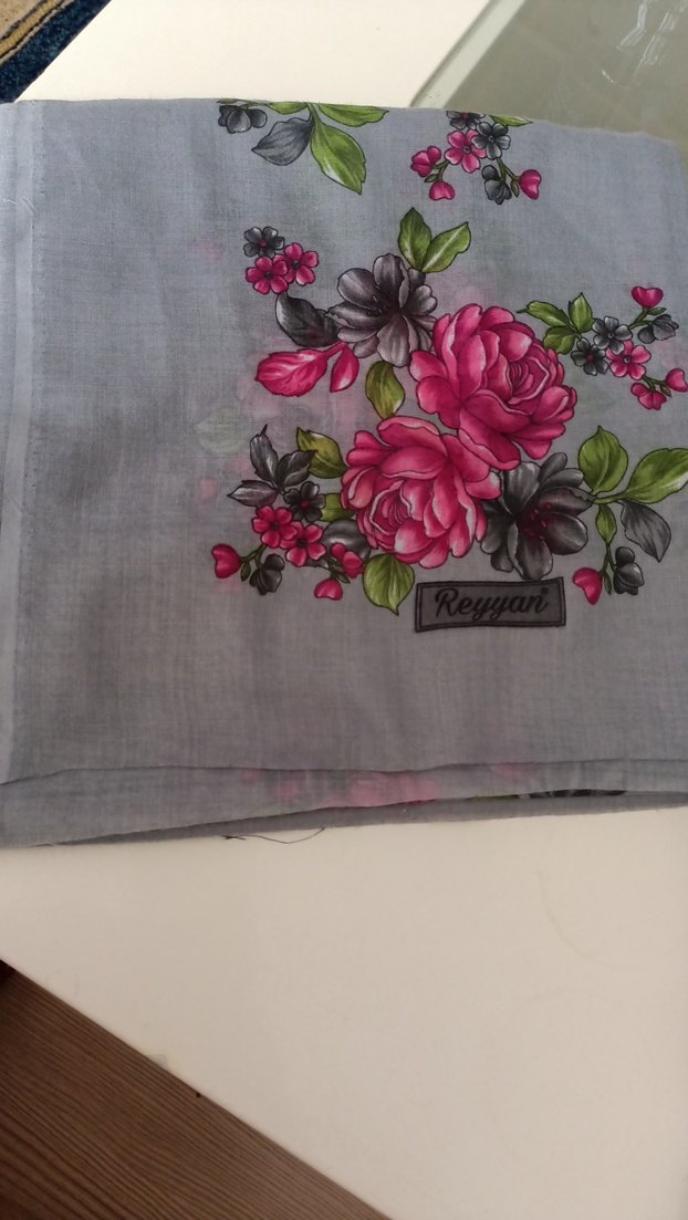 Kadın Çok Renkli İpek Dokulu Şal - Görsel 4