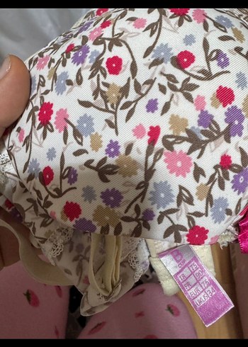 Miorre Beyaz Çiçekli Mini Bohem Sütyen Takımı - Görsel 8