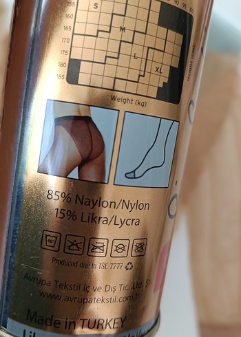 Ten Rengi Külotlu Çorap M- 2 - Görsel 3