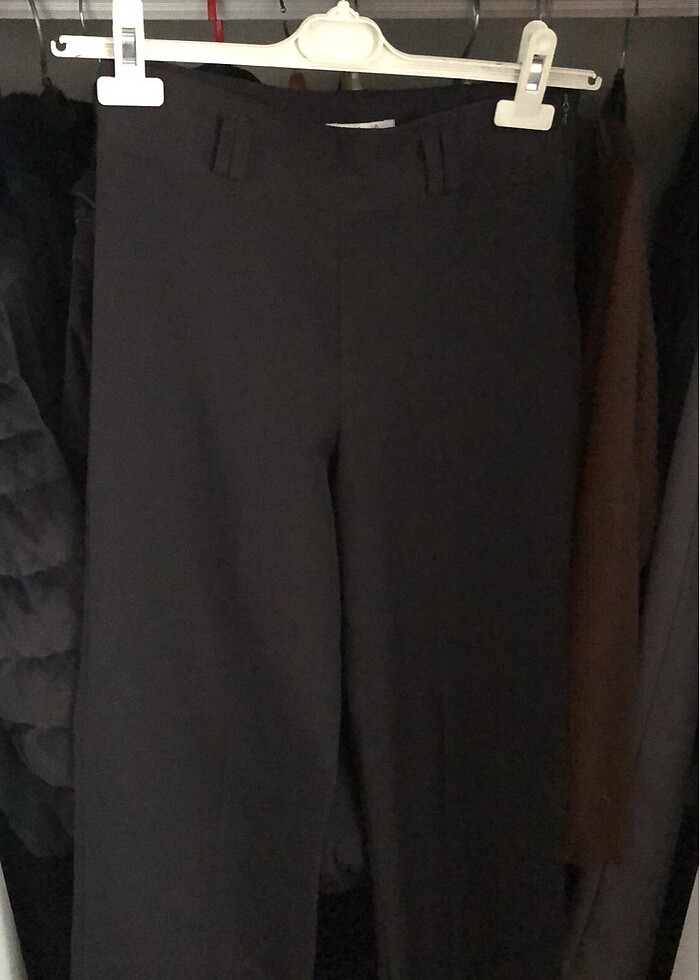 34 beden kumaş pantolon tam kalıp - Görsel 2