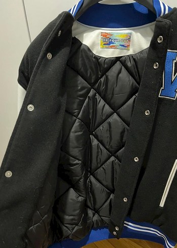 Mavi erkel  Spor Bomber Ceket - Görsel 3