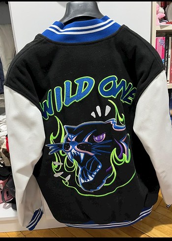 Mavi erkel  Spor Bomber Ceket - Görsel 5