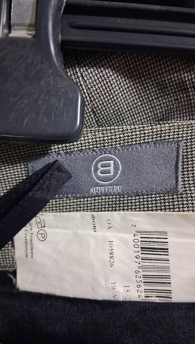 Gri Midi Keten Kadın Kumaş Pantolon - Görsel 4