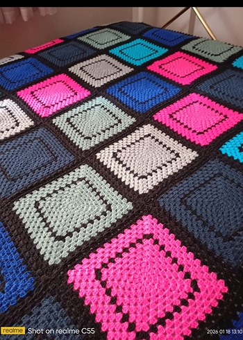 el örgüsü iki kişilik yatak uygun örülmüş tür - Görsel 4