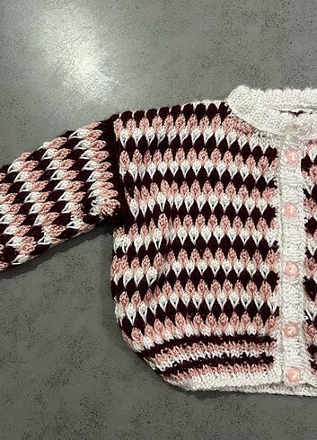 Yün Bebek Ceket (el örmesi)