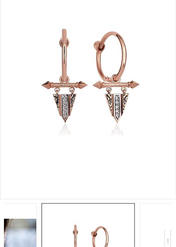 Reis Kuyumculuk Piramit Küpe - Görsel 2