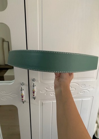 Diğer Yeşil Deri Kadın Kemer