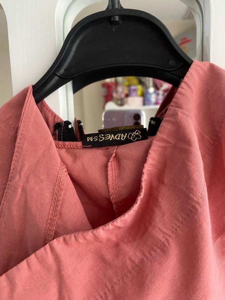 Pembe Kapüşonlu Midi Kadın Yağmurluk - Görsel 5