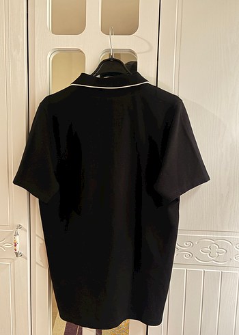 Fermuarlı Siyah Erkek Polo Tişört - Görsel 6