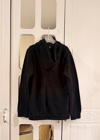 Kapüşonlu Siyah Erkek Sweatshirt - Görsel 4