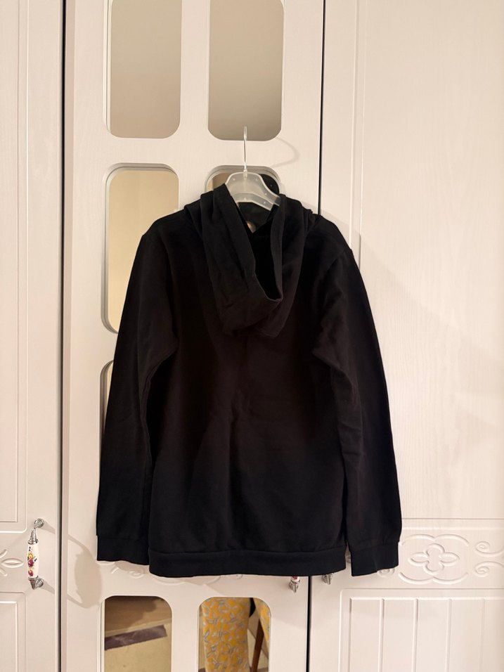 Kapüşonlu Siyah Erkek Sweatshirt - Görsel 4