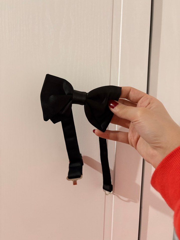 Klasik Siyah Erkek Papyon - Görsel 3