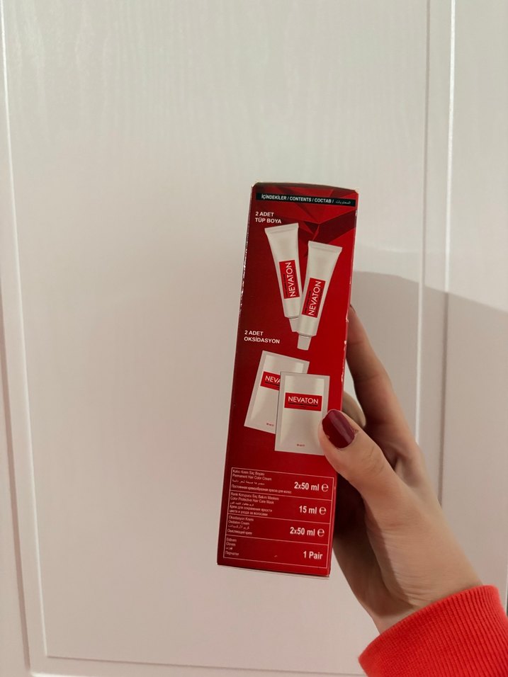 Nevaton 1.0 Siyah Kalıcı Saç Boyası skt 05.2026 - Görsel 3