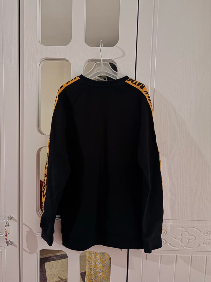 Batman Baskılı Siyah Erkek Sweatshirt - Görsel 3