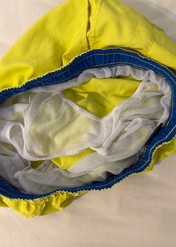 Sarı Baskılı Erkek Çocuk Mayo Şortu - Görsel 4