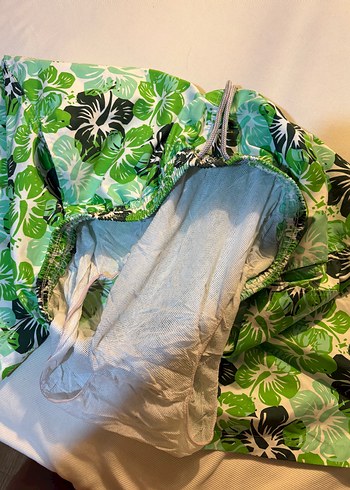 l/xl Beden Yeşil Renkli Erkek Deniz Şortu