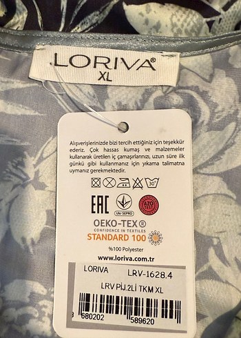 xl Beden gri Renk Saten Pijama Takımı