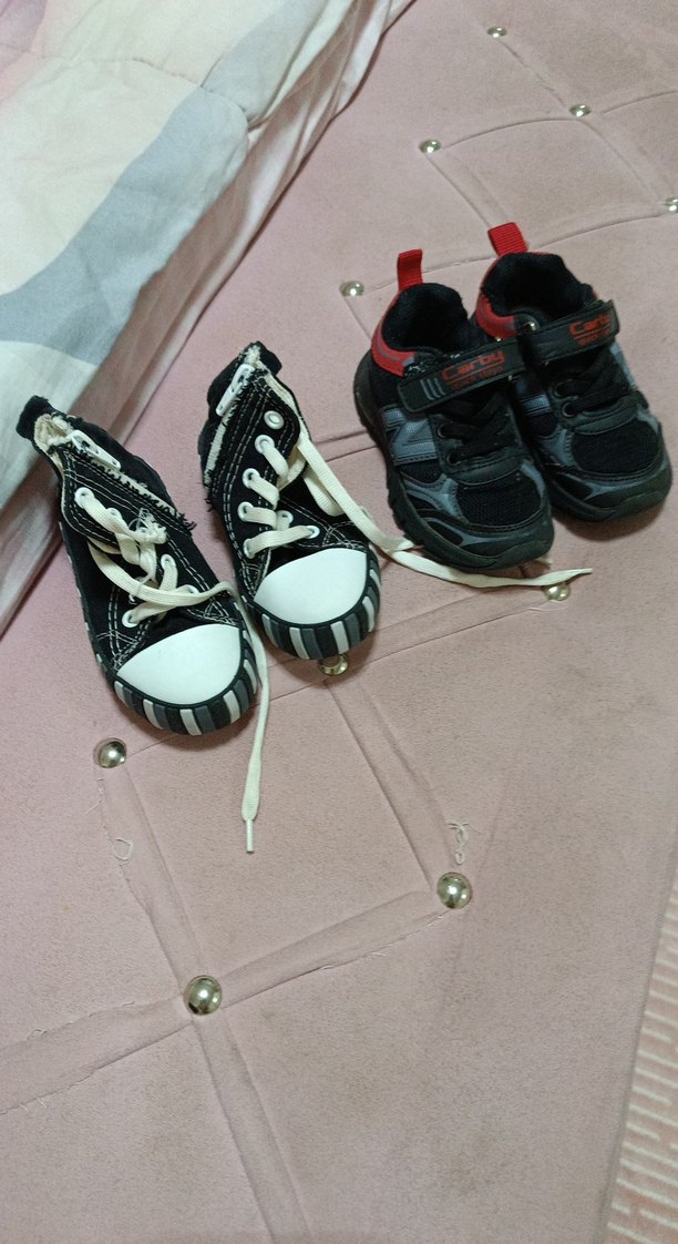 Erkek Çocuk Siyah Rock Punk Spor Ayakkabı - Görsel 2