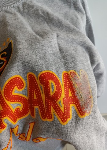 Erkek Gri Galatasaray Sweatshirt L-XL - Görsel 6