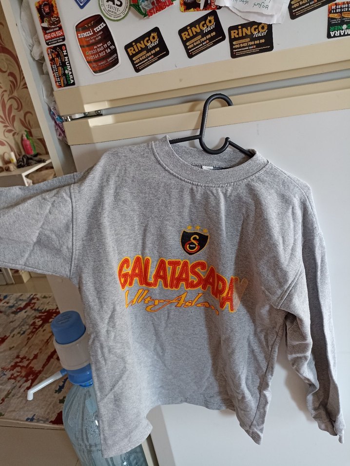 Erkek Gri Galatasaray Sweatshirt L-XL - Görsel 2