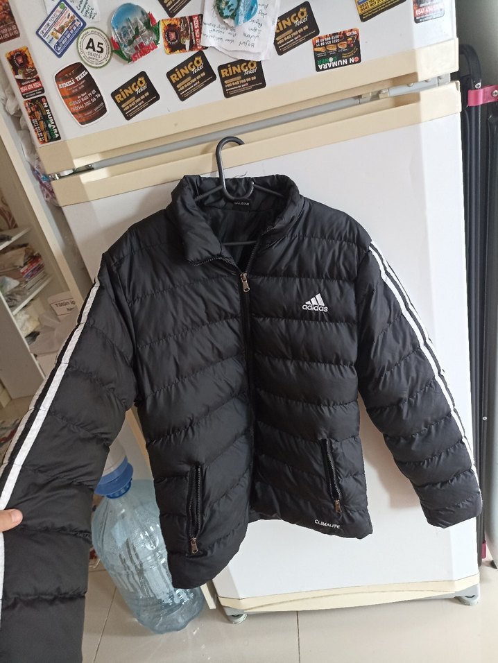 Erkek Siyah Adidas Kapitone Mont - Görsel 2