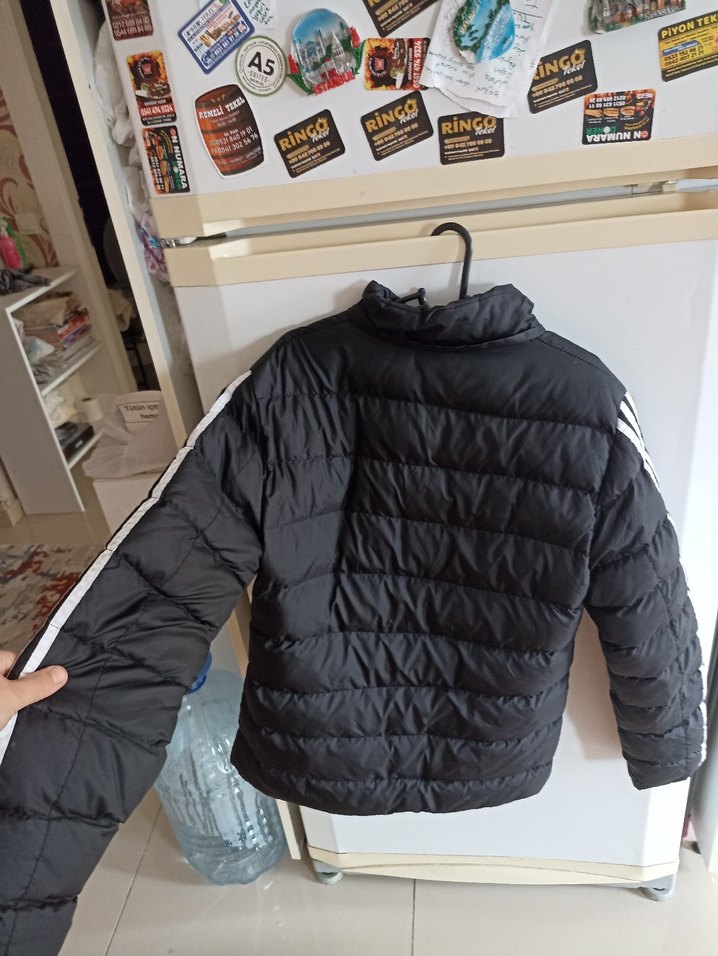 Erkek Siyah Adidas Kapitone Mont - Görsel 3