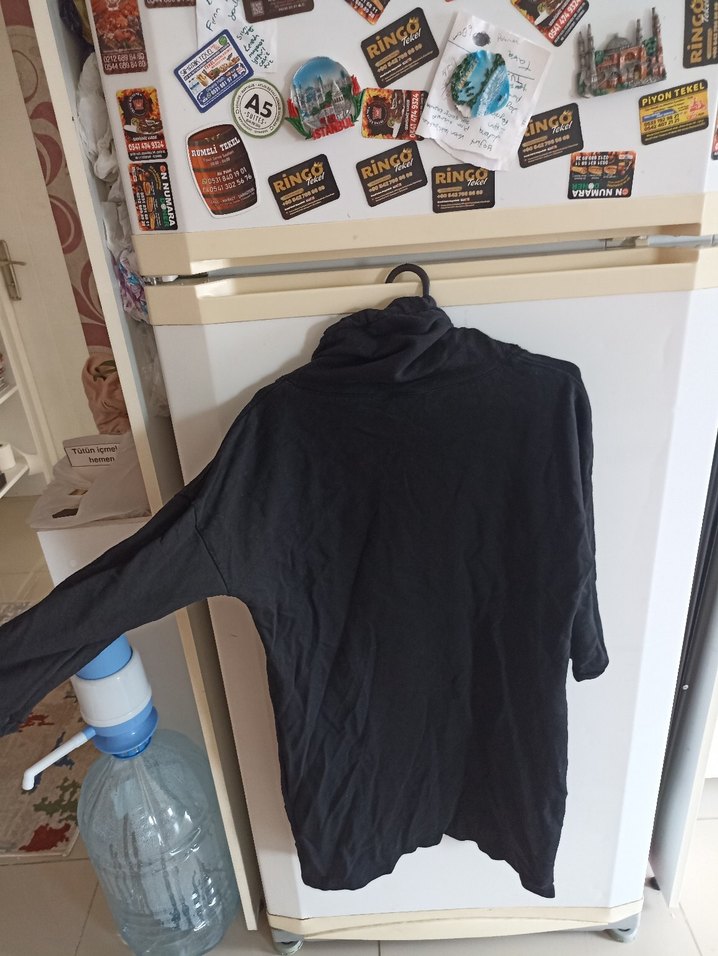 Siyah Uzun Tunik - Görsel 3