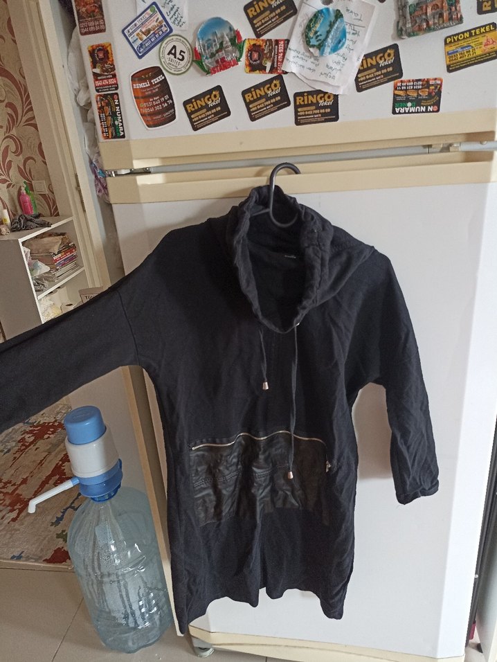 Siyah Uzun Tunik - Görsel 2