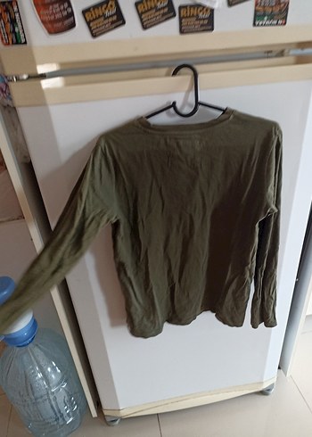 Erkek Çocuk Haki Uzun Kollu Sweatshirt - Görsel 5