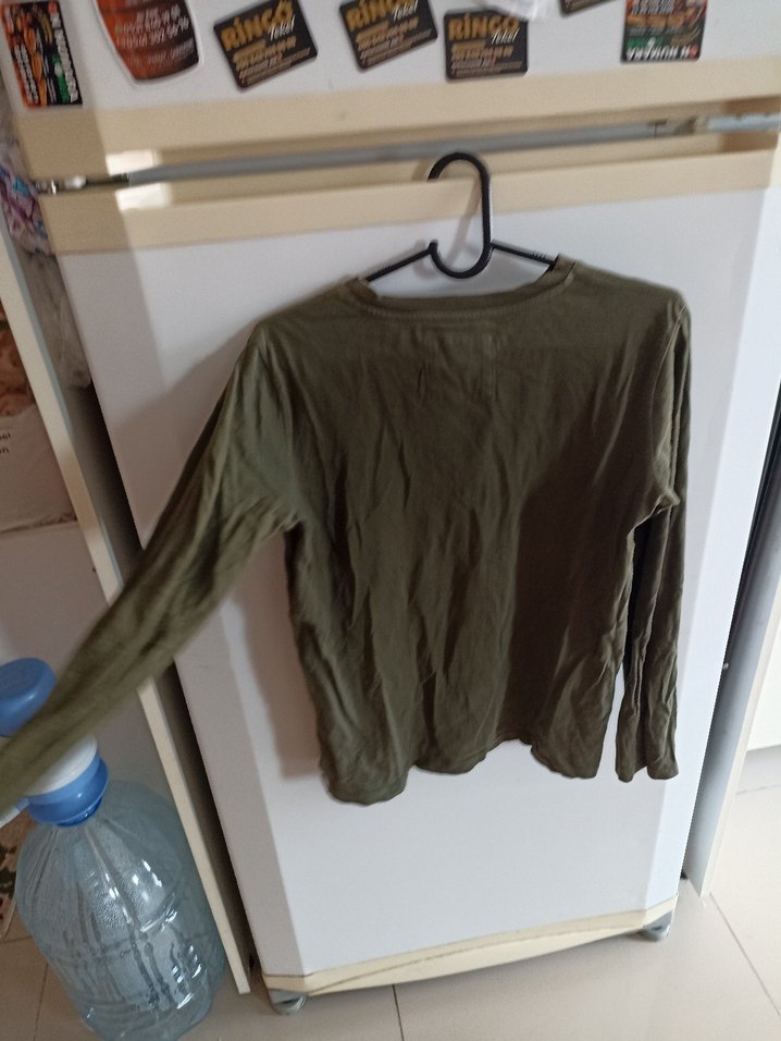 Erkek Çocuk Haki Uzun Kollu Sweatshirt - Görsel 5