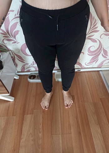 Erkek LC Waikiki Fermuarlı Siyah Eşofman Altı - Görsel 5