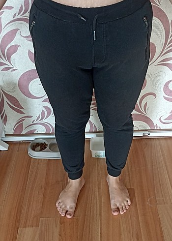 Erkek LC Waikiki Fermuarlı Siyah Eşofman Altı - Görsel 6