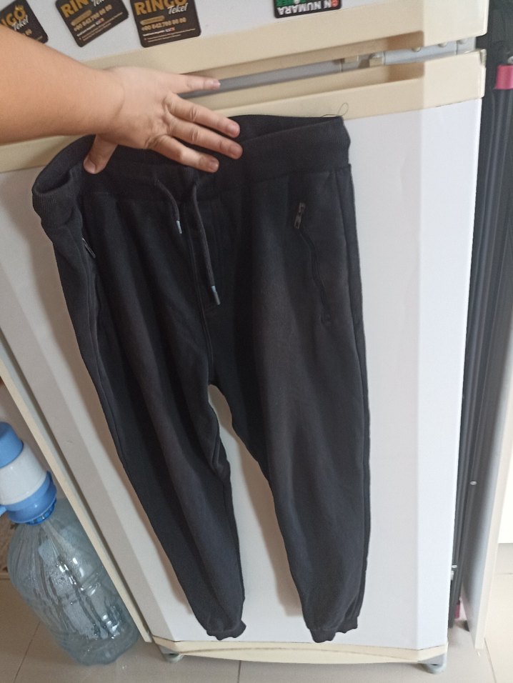 Erkek LC Waikiki Fermuarlı Siyah Eşofman Altı - Görsel 3