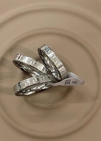 Stainless steel yüzük