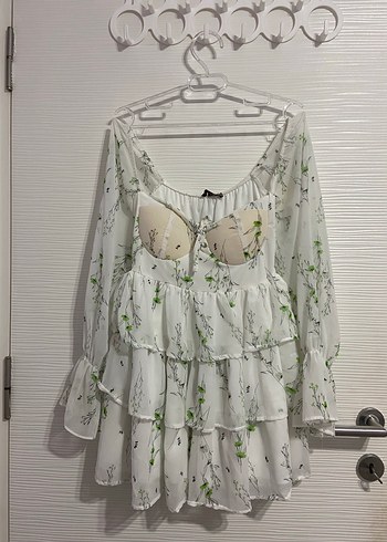 Beyaz Kadın Elbise - Görsel 2