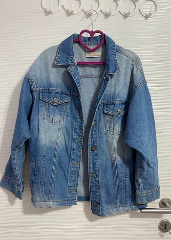 Kadın Açık Mavi Denim Ceket - Görsel 3