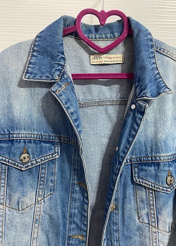 Kadın Açık Mavi Denim Ceket - Görsel 2