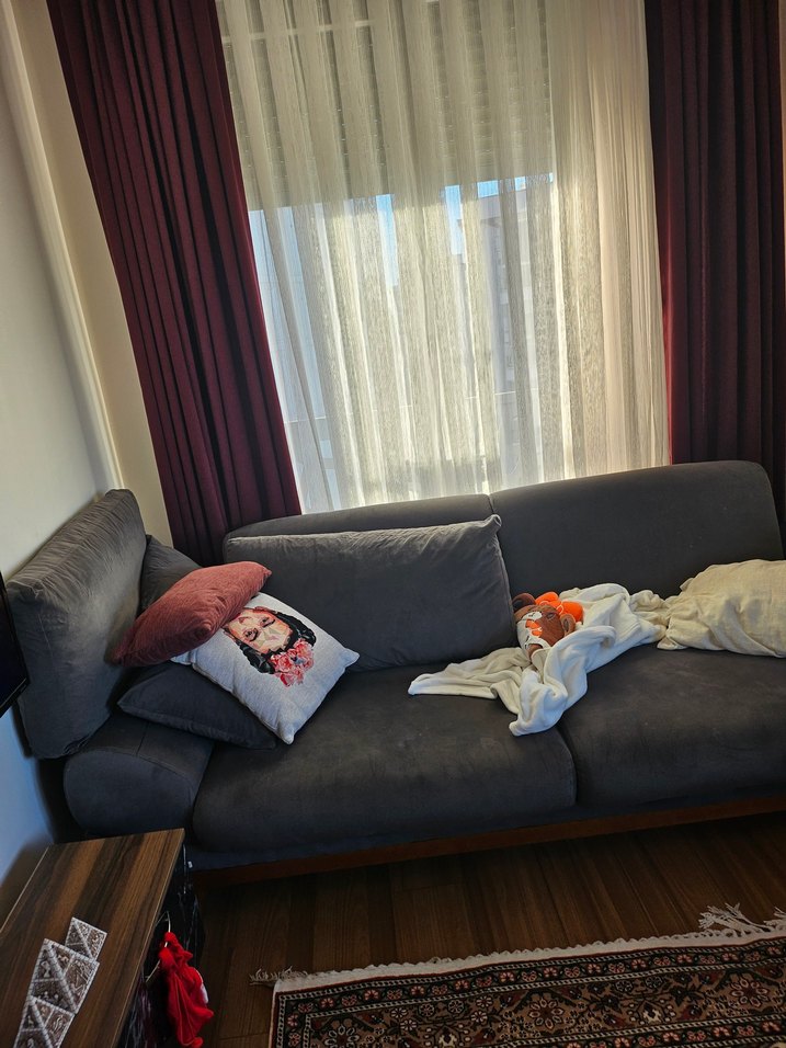 Gri Modern Klasik koltuk takımı 2 adet - Görsel 2