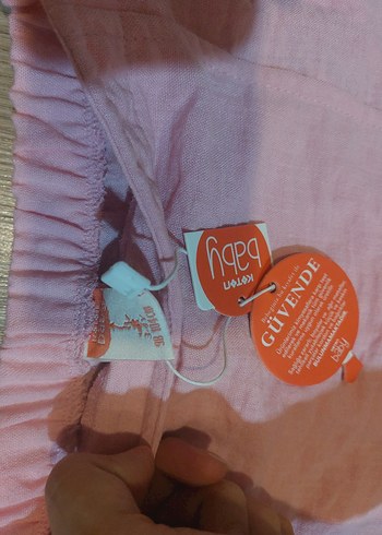 Kız Çocuk Pembe Denim Volanlı Şort - Görsel 4