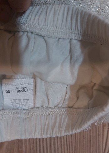 Kız Çocuk Pembe Denim Volanlı Şort - Görsel 5