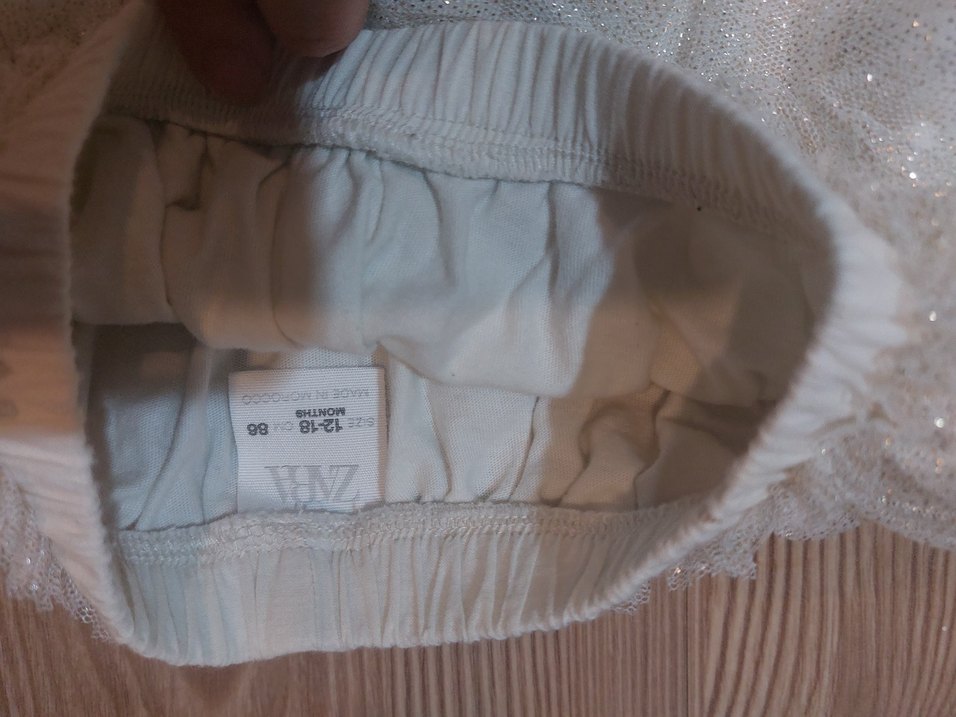 Kız Çocuk Pembe Denim Volanlı Şort - Görsel 5