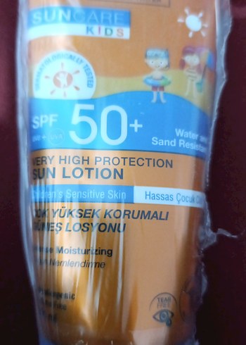 Diğer Çocuklar için SPF 50+ Yüksek Koruma Güneş Losyonu