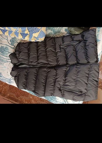 Siyah Fermuarlı Kadın Şişme Yelek - Görsel 2